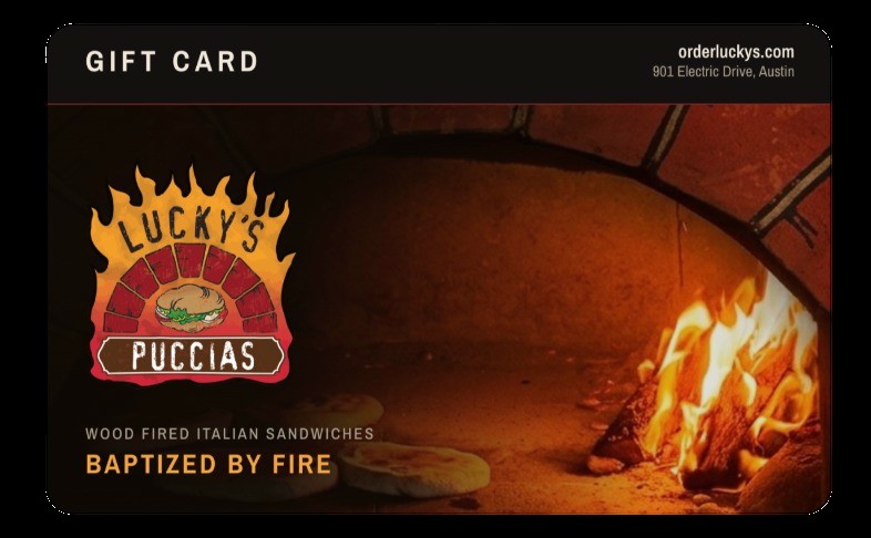 Lucky's Puccias gift card
